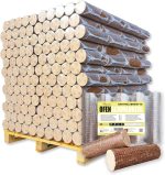 Nestro Brikett Top 960 kg Palette Hartholzbriketts aus Buche und/oder Eiche Kaminofen Heizholz Gluthalter Brennholz Premium Öko Holzbriketts Energie Kienbacher