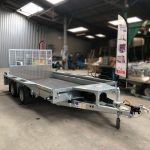 Ifor Williams GX126 Baumaschinentransporter aus 2022 Rampen