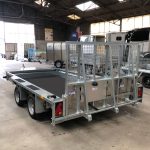 Ifor Williams GX126 Baumaschinentransporter aus 2022 Rampen – Bild 2