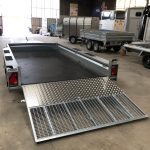 Ifor Williams GX126 Baumaschinentransporter aus 2022 Rampen – Bild 3