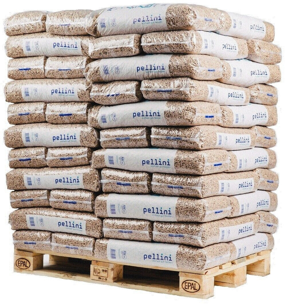 pellini-holzpellets-66-x-15-kg-sackware-palette Pellini Holzpellets 66 x 15 kg Sackware Palette – Bild 1